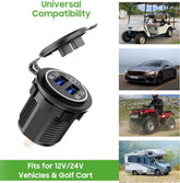 Golf Cart USB Port Universal